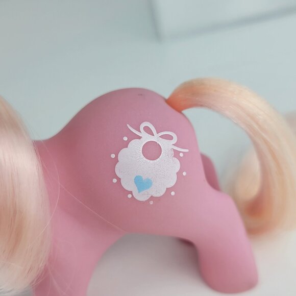 My Little Pony MLP 1985 Pink Baby Tiddly Winks Hasbro - Picture 14 of 16